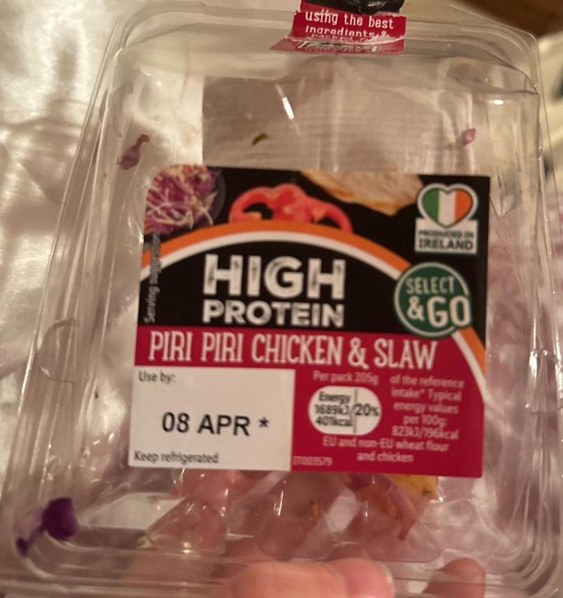 Fotografie - Piri piri chicken & slaw Select&Go
