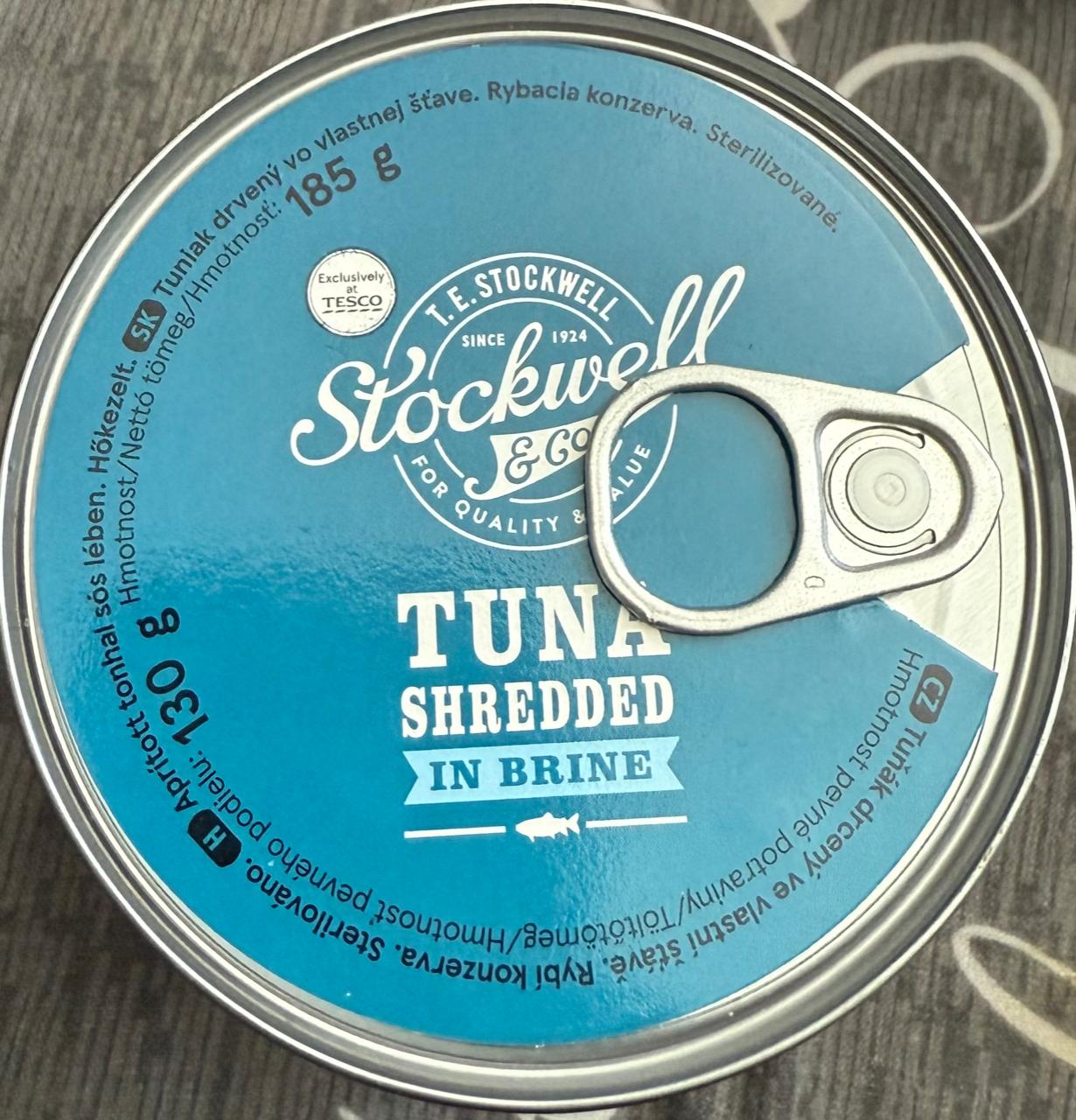 Fotografie - Tuna Shredded in brine Stockwell & Co.