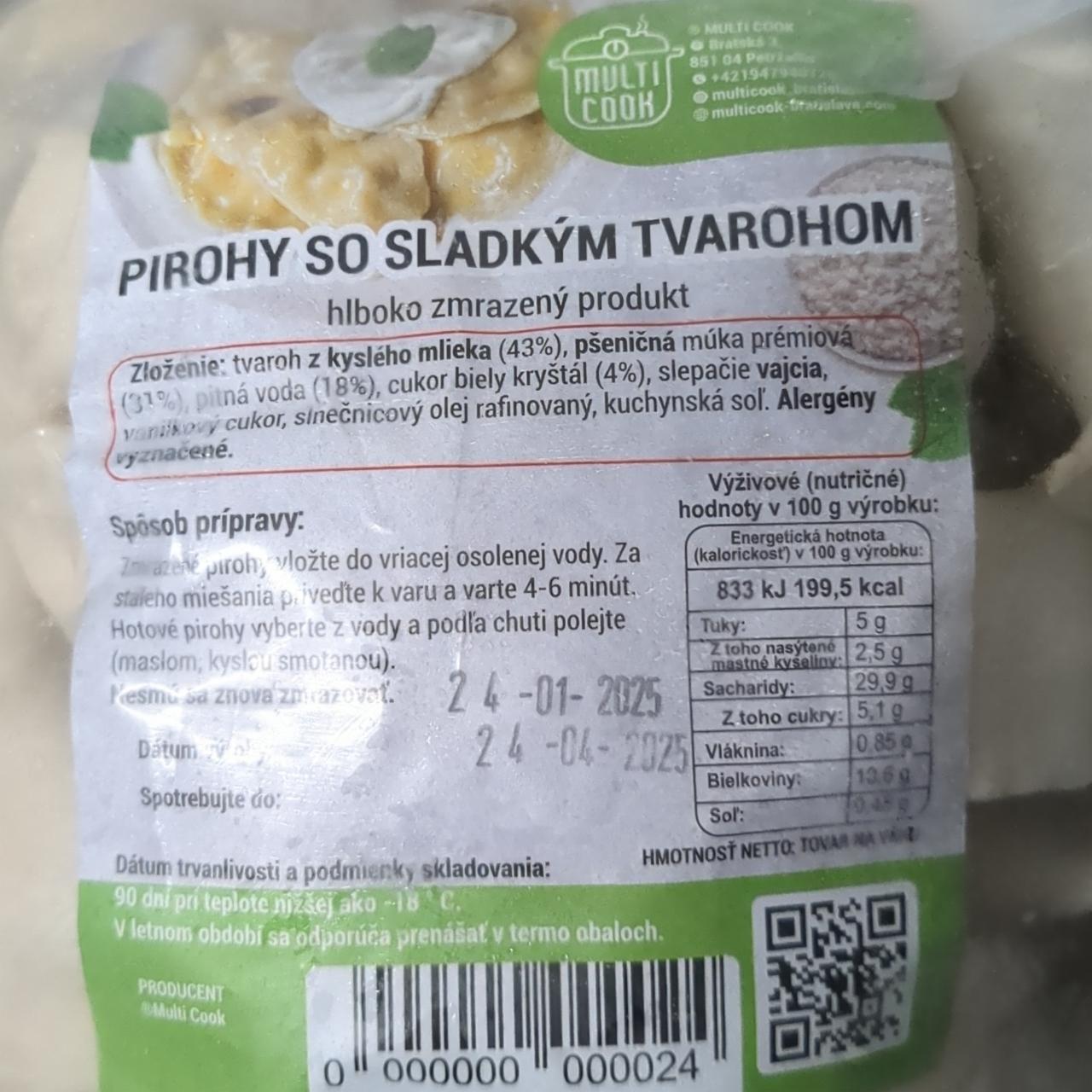 Fotografie - Pirohy so sladkým tvarohom Multicook