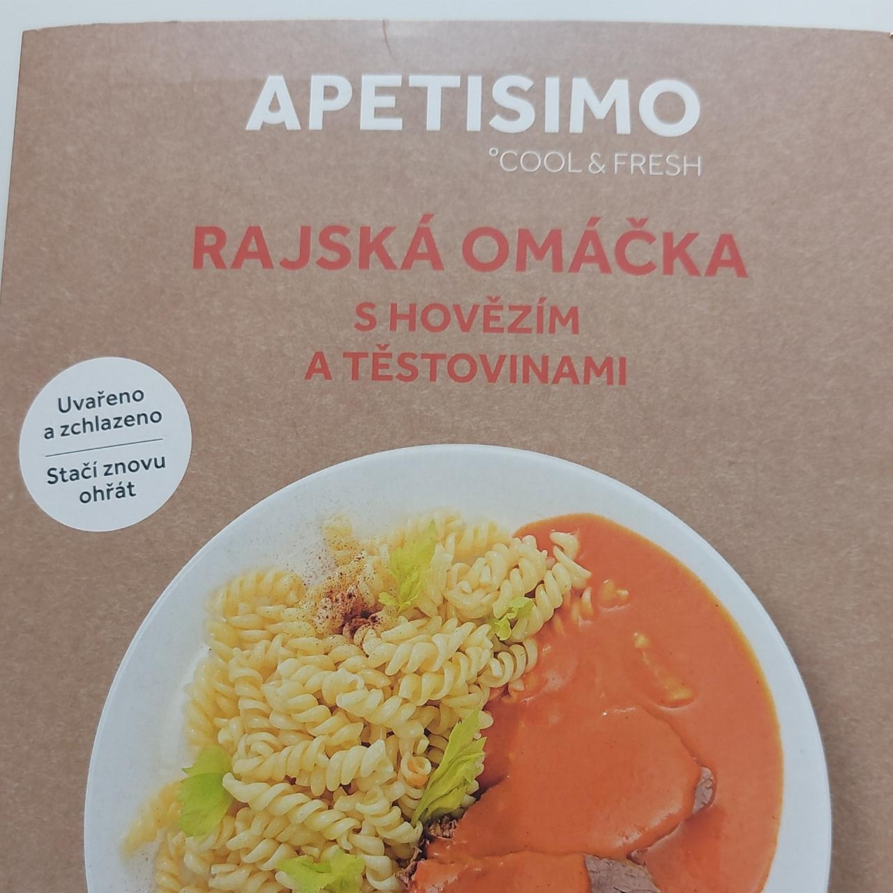 Fotografie - Rajská omáčka s hovězím a těstovinami Apetisimo