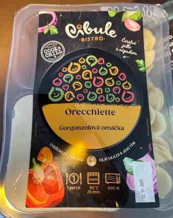 Fotografie - Orecchiette gorgonzolová omáčka Cibule Bistro