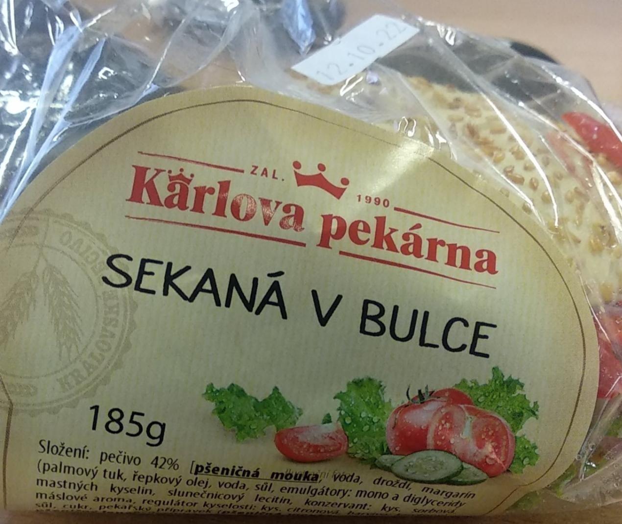 Fotografie - Sekaná v bulce Karlova pekárna