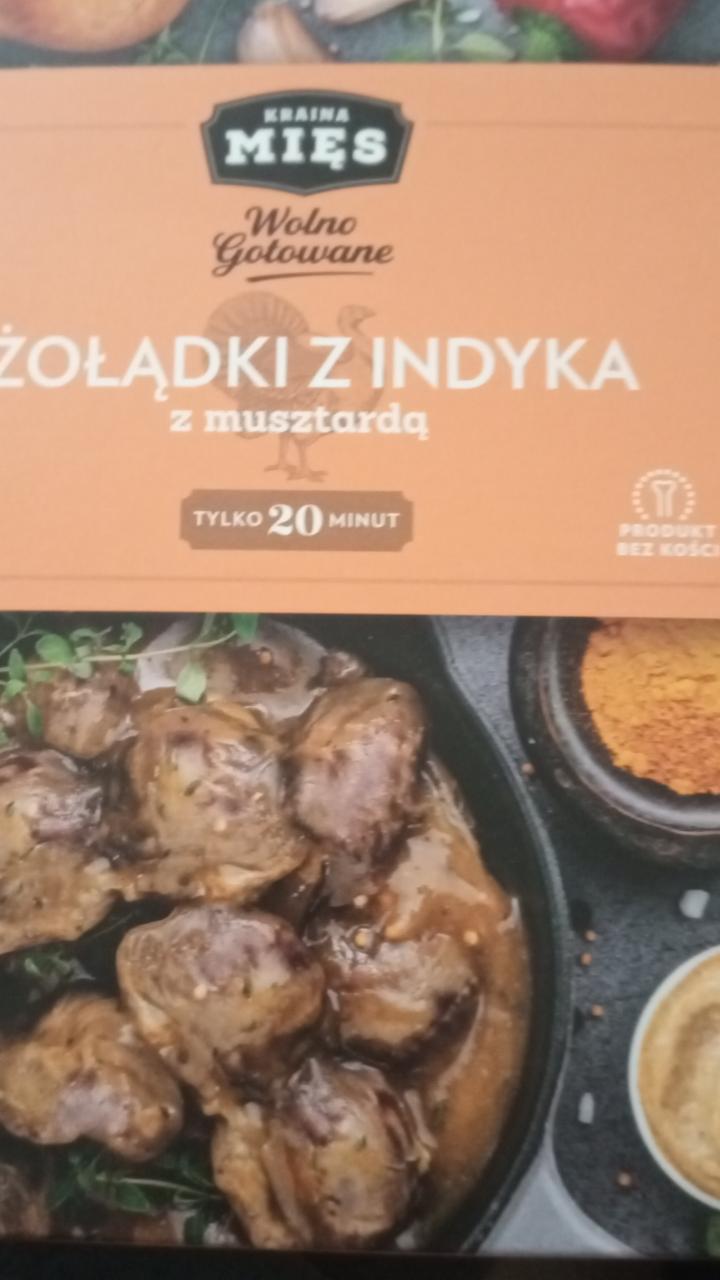 Fotografie - żoladki z indyka z musztarda
