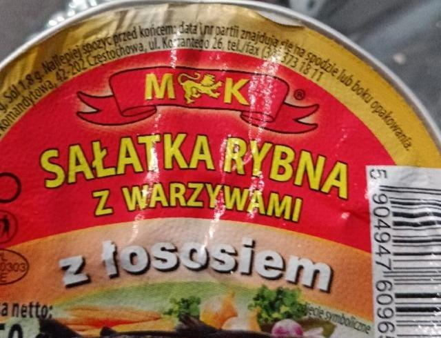 Fotografie - Sałatka rybna z warzywami z łososia MK