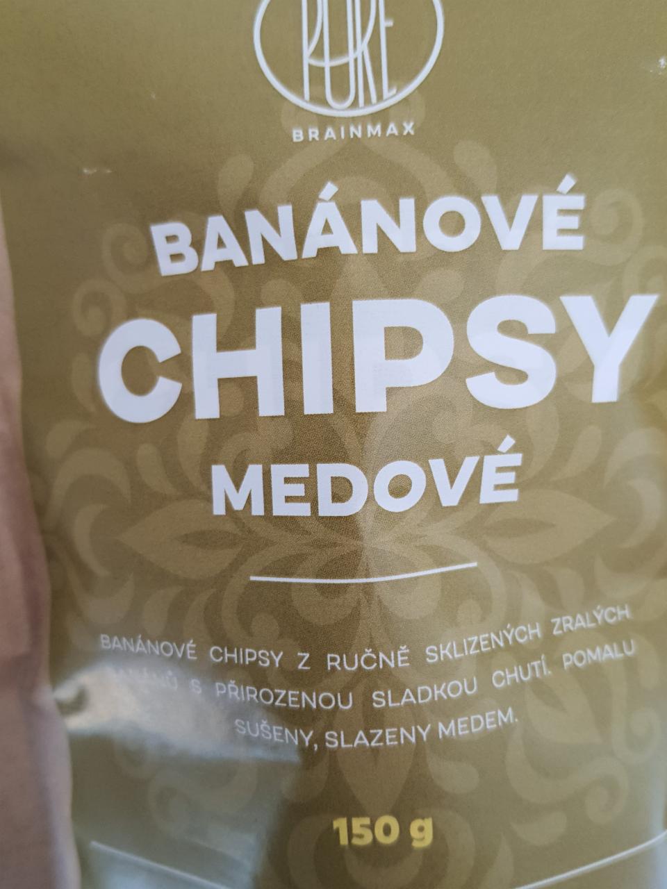 Fotografie - Banánové chipsy medové BrainMax