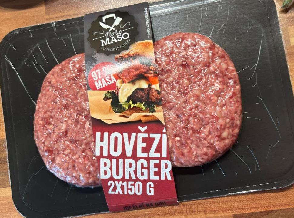 Fotografie - Hovězí burger Naše maso