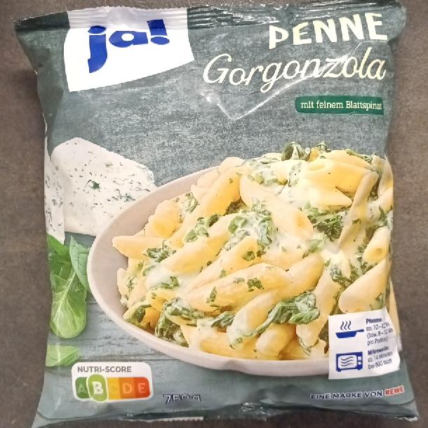 Fotografie - Penne gorgonzola mit feinem blattspinat Ja!