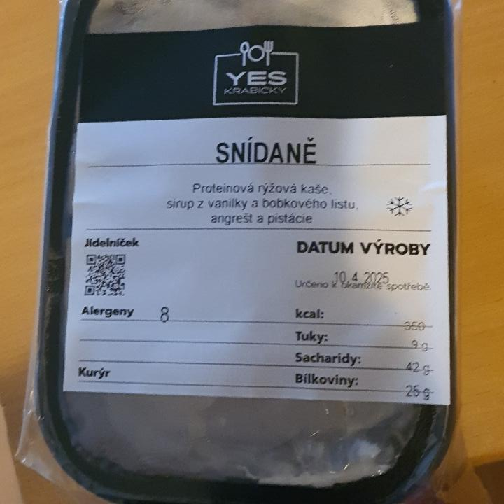 Fotografie - Proteinová rýžová kaše yes