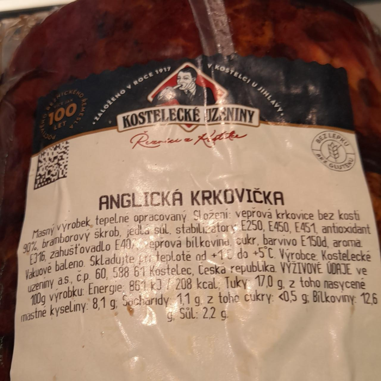 Fotografie - Anglicka krkovička Kostelecké uzeniny