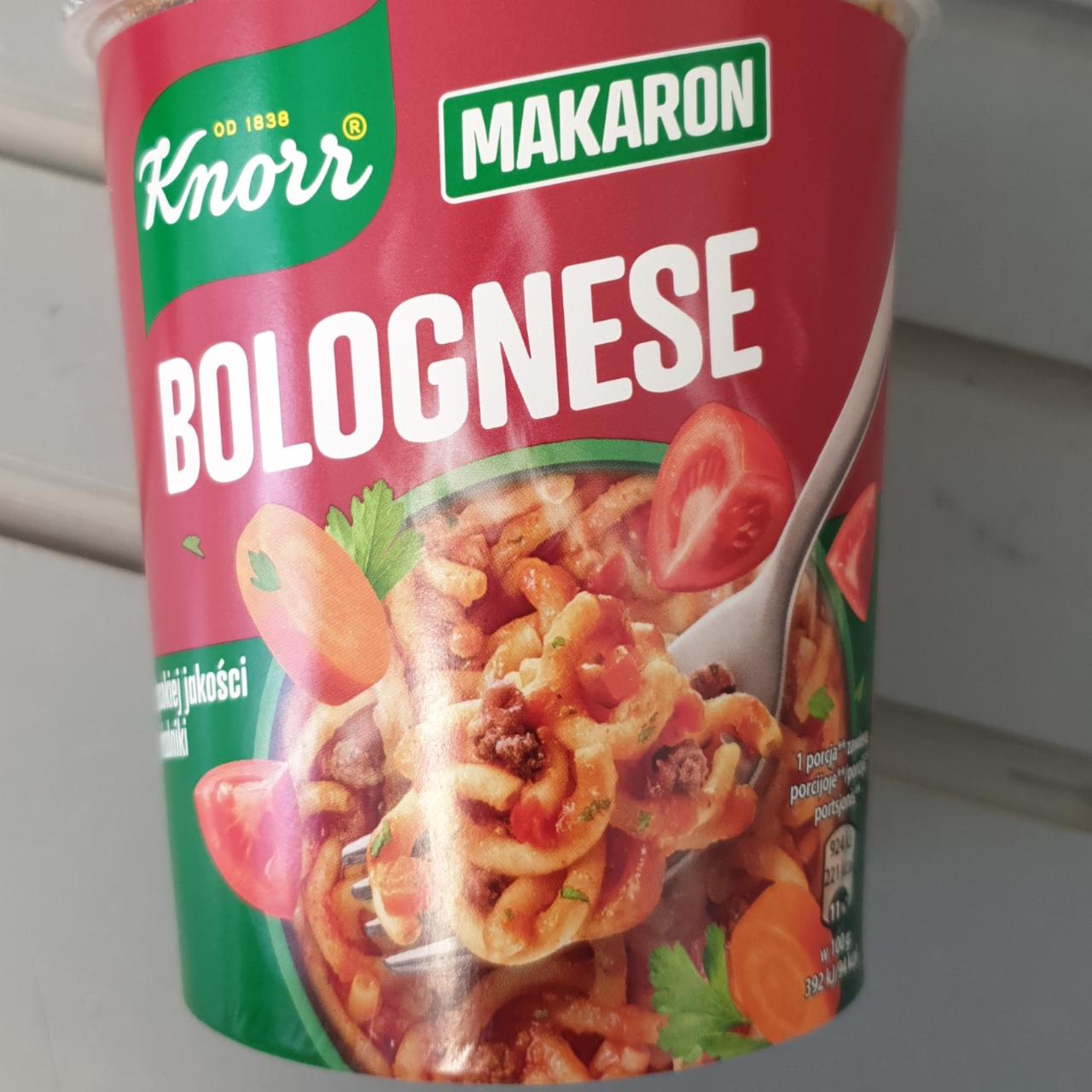 Fotografie - Danie makaron bolognese Knorr