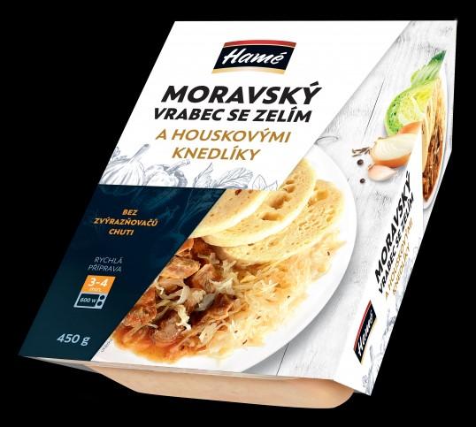 Fotografie - Moravský vrabec se zelím a houskovými knedlíky Hamé
