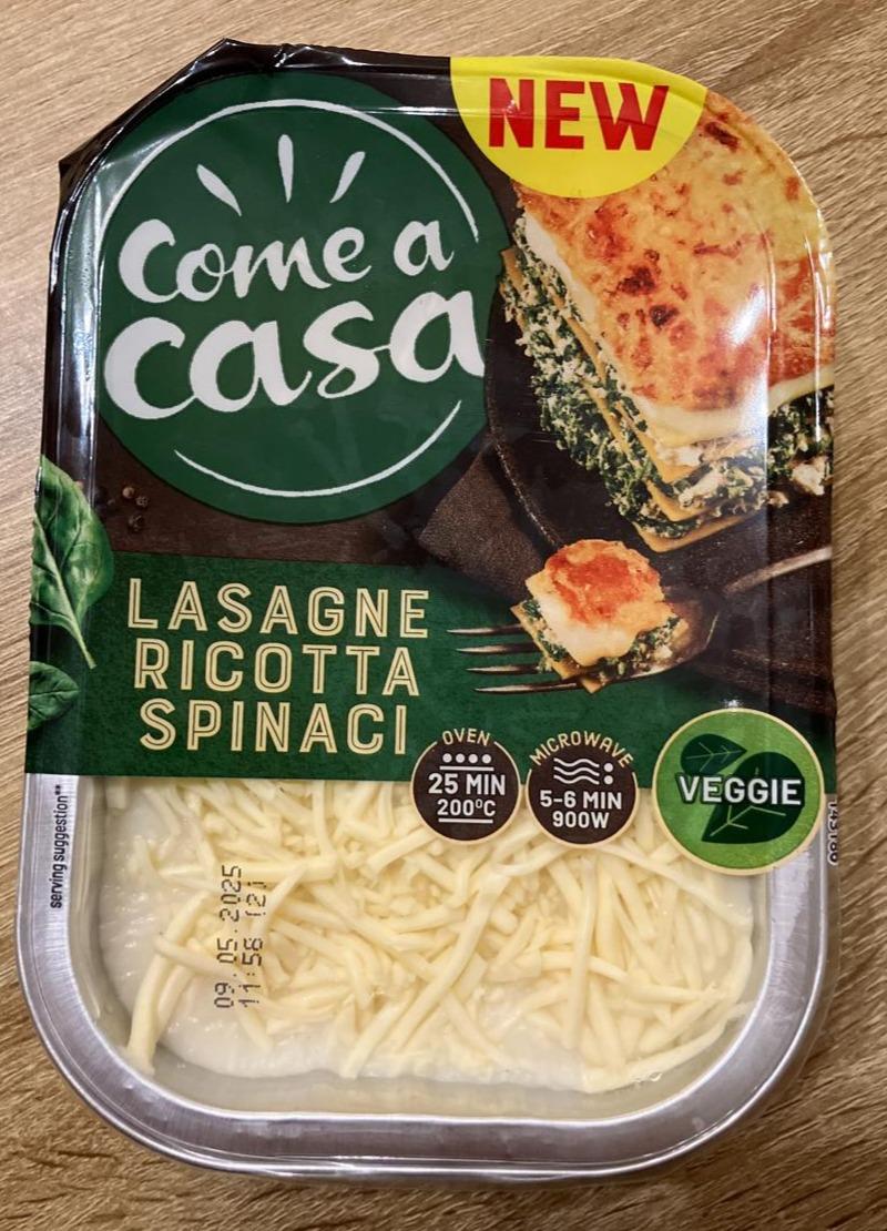 Fotografie - Lasagne ricotta spinaci Come a casa