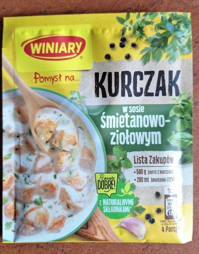 Fotografie - Pomysł na... Kurczaka w sosie śmietanowo-ziołowym Winiary
