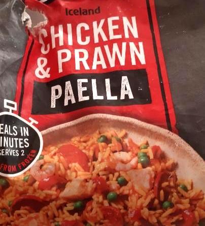Fotografie - Chicken and prawn paella Iceland