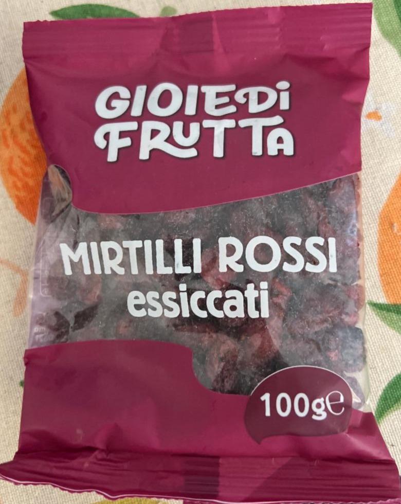 Fotografie - Mirtilli rossi essiccati Gioie di Frutta