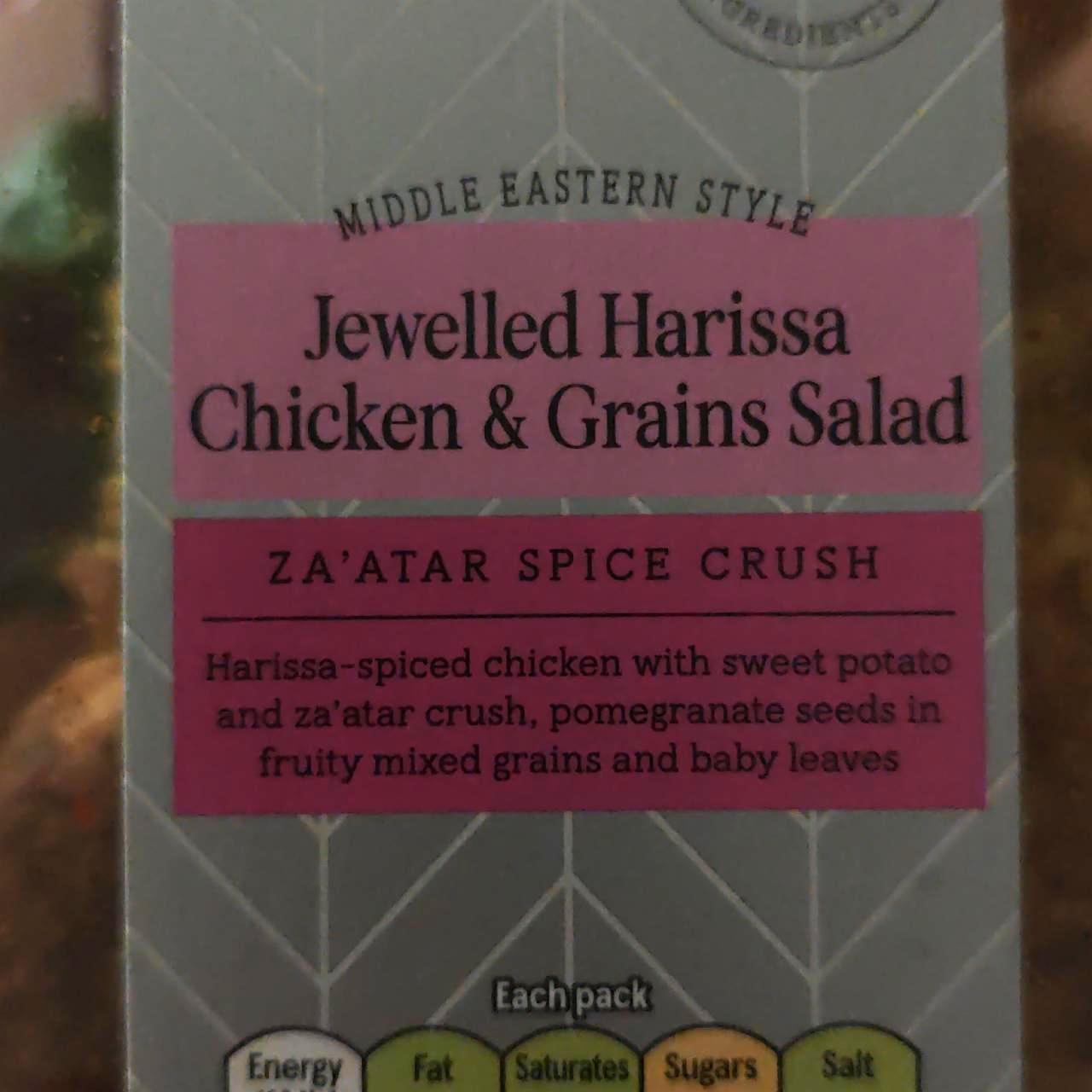 Fotografie - Jewelled harissa chicken & grains salad Tesco finest