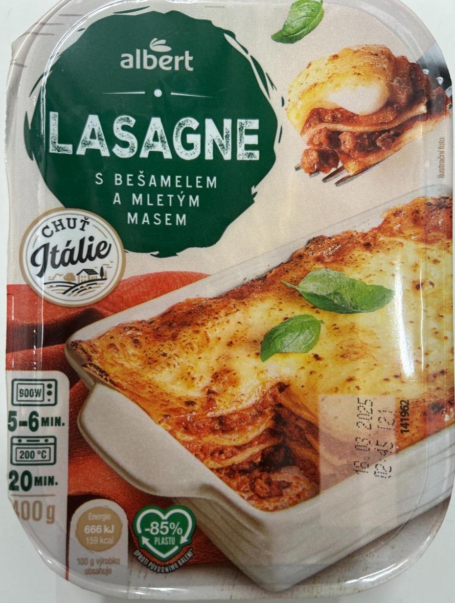 Fotografie - Lasagne s bešamelem a mletým masem Albert