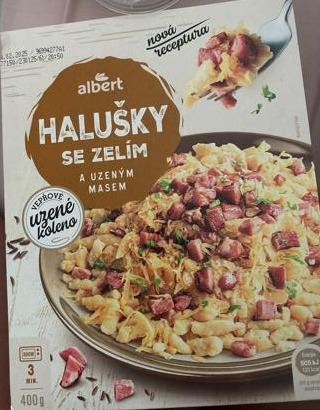 Fotografie - Halušky se zelím a uzeným masem Albert