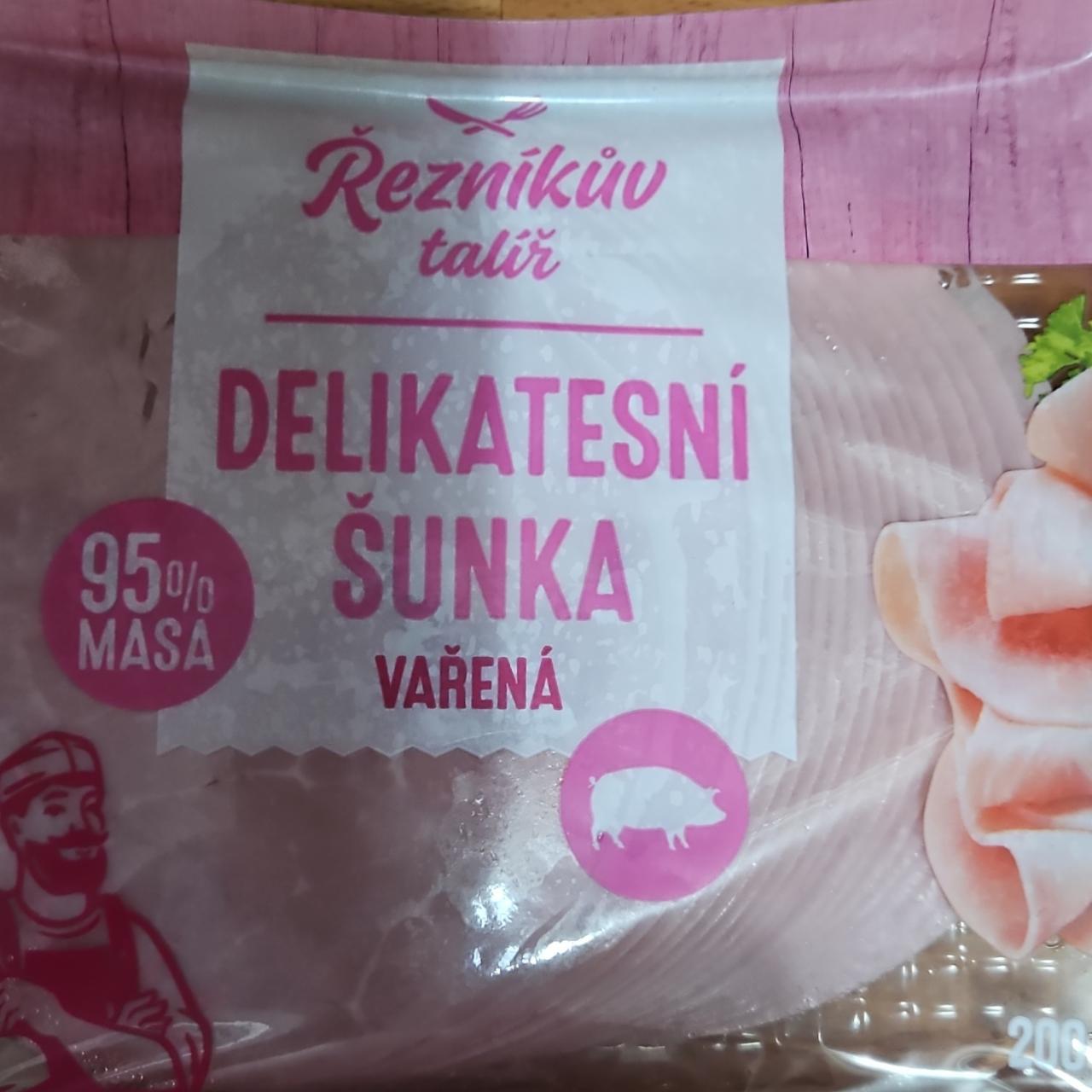 Fotografie - Delikatesní šunka vařená 95% masa Řezníkův talíř