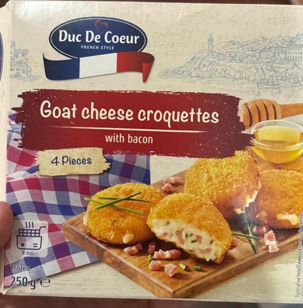 Fotografie - Goat Cheese Croquettes with bacon Duc De Coeur