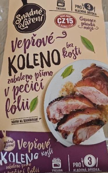 Fotografie - Vepřové koleno bez kosti zabaleno přímo v pečící folii Snadné vaření