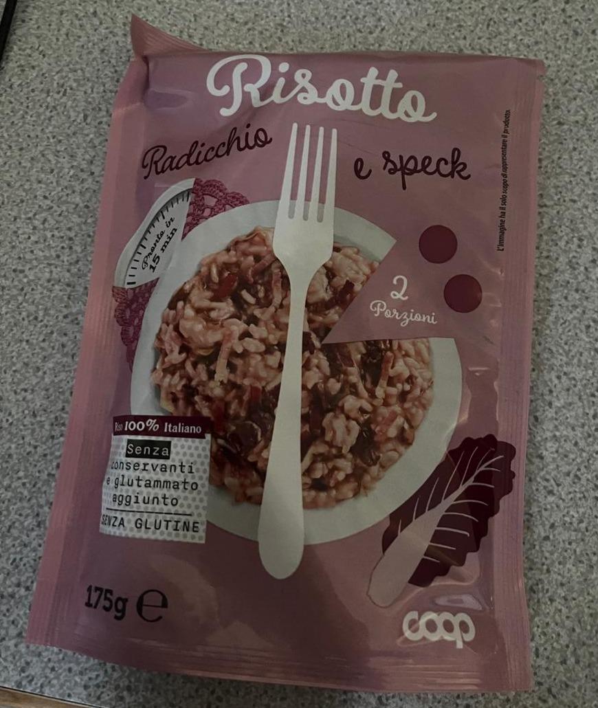 Fotografie - Risotto radicchio e speck Coop