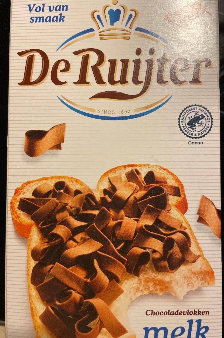 Fotografie - Vlokken Melk Vollmilchschokolade Flocken De Ruijter