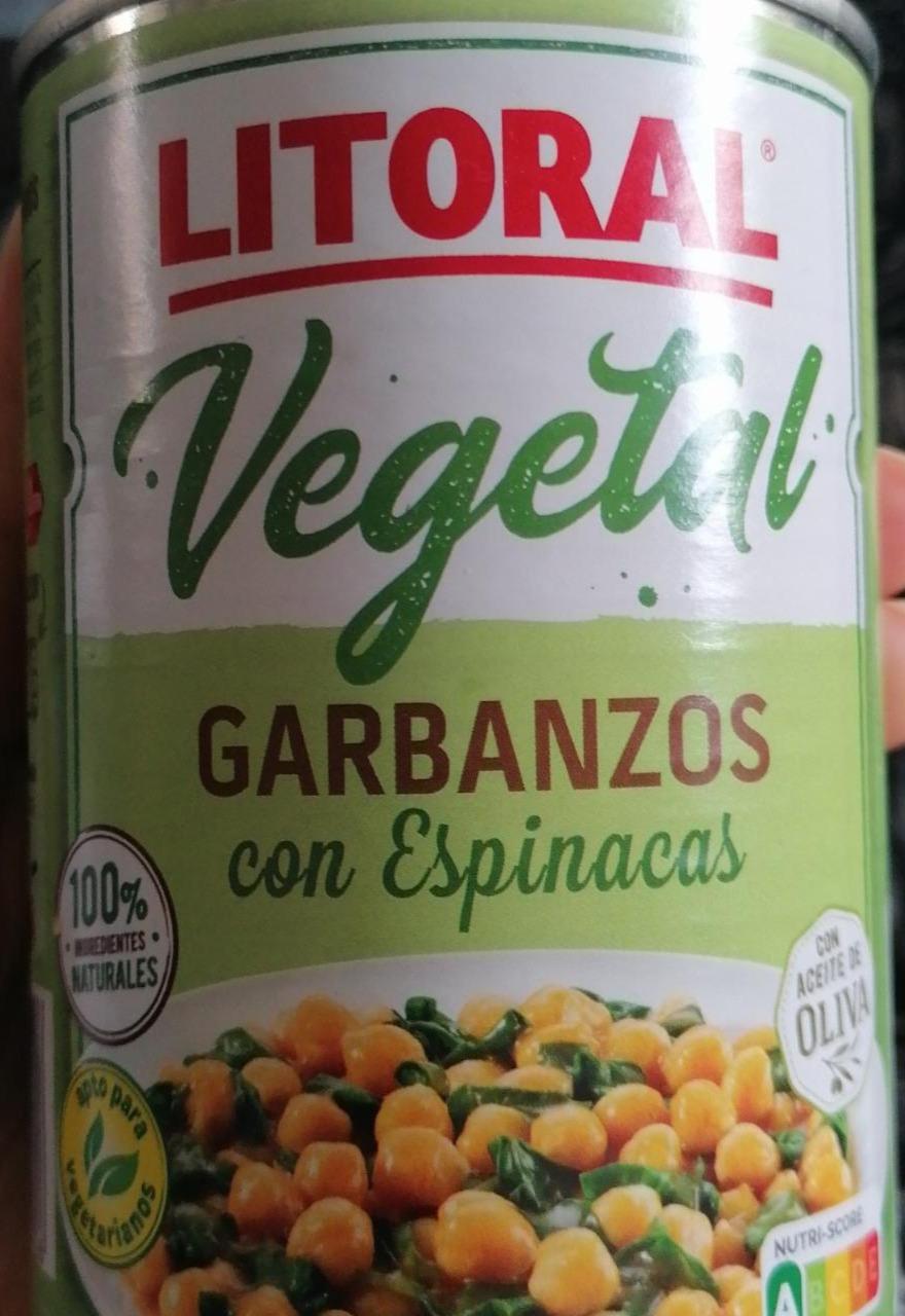Fotografie - Vegetal Garbanzos con Espinacas Litoral