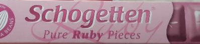 Fotografie - schogetten pure ruby pieces