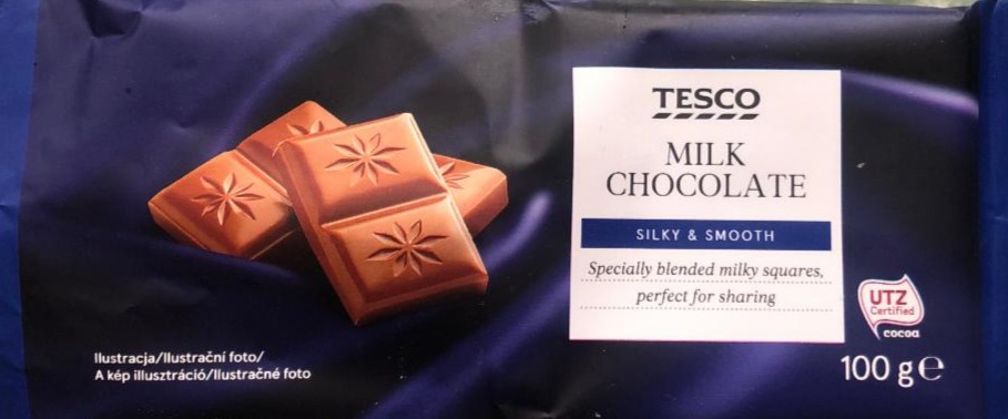 Fotografie - čokoláda mléčná Tesco