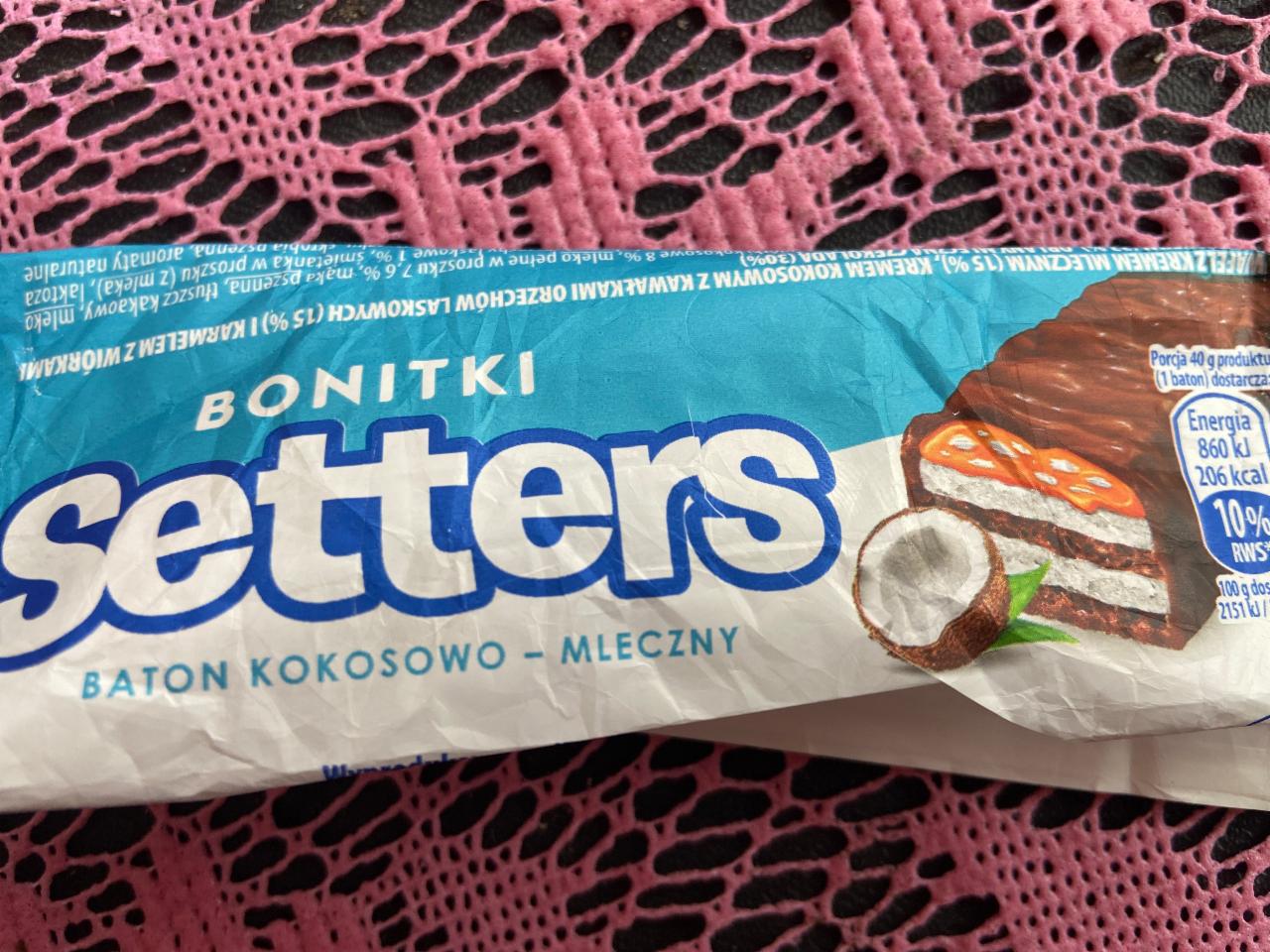 Fotografie - Setters baton kokosowo-mleczny Bonitki