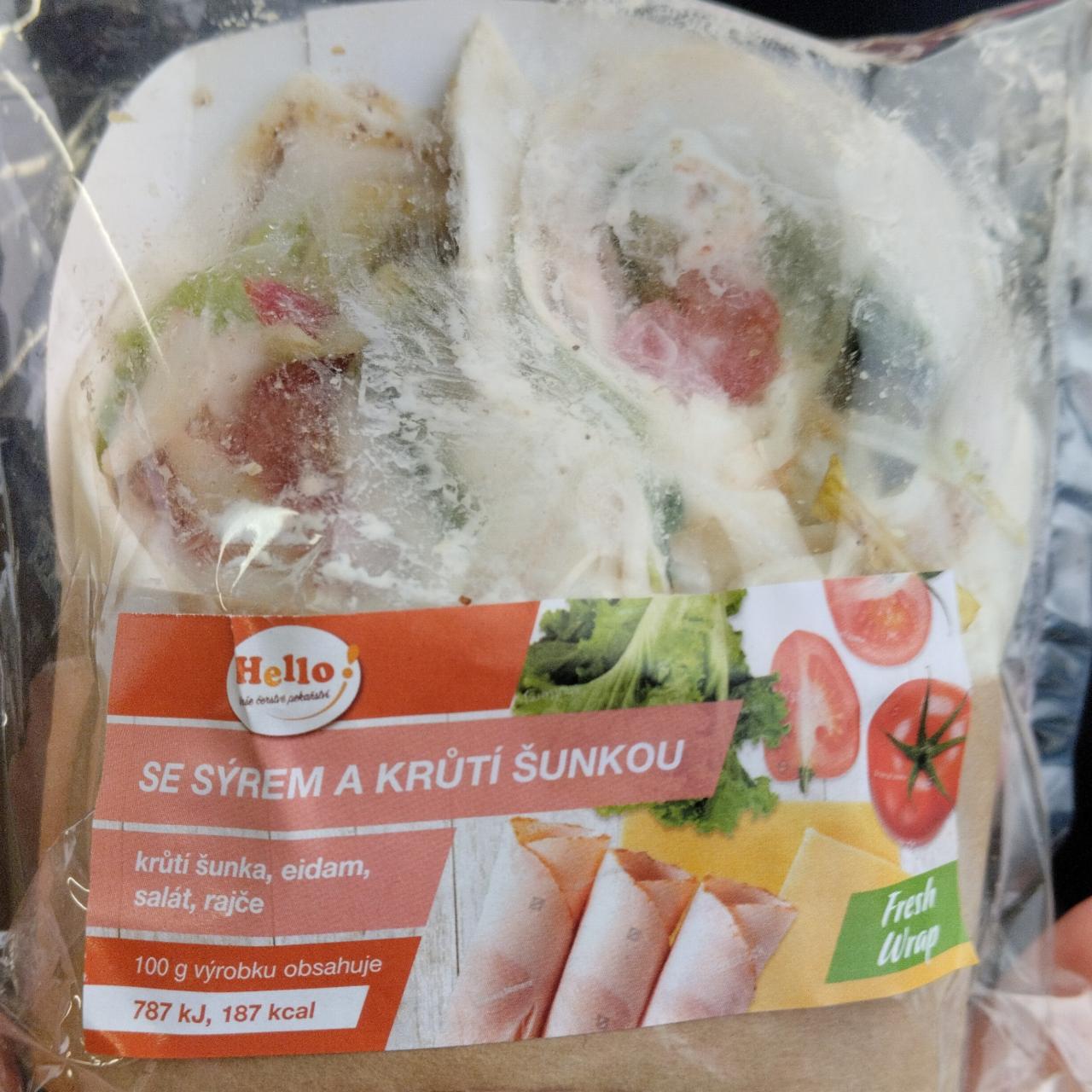 Fotografie - Wrap se sýrem a krůtí šunkou Hello!