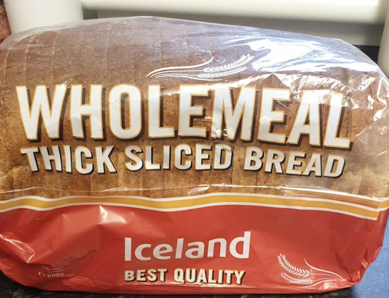 Fotografie - Wholemeal thick sliced bread Iceland