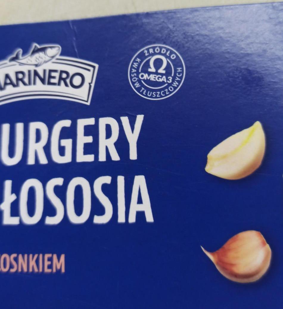 Fotografie - Burgery z łososia z czosnkiem Marinero