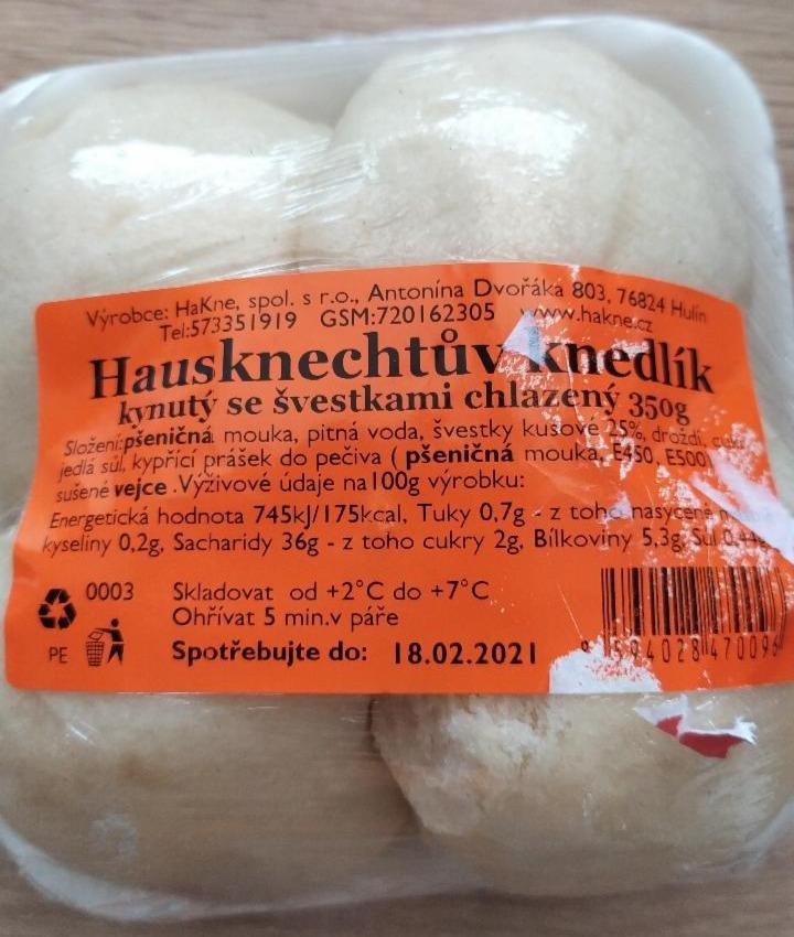 Fotografie - Hausknechtův knedlík kynutý se švestkami chlazený
