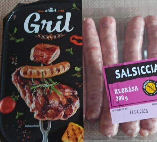 Fotografie - Salsiccia klobása Albert Gril