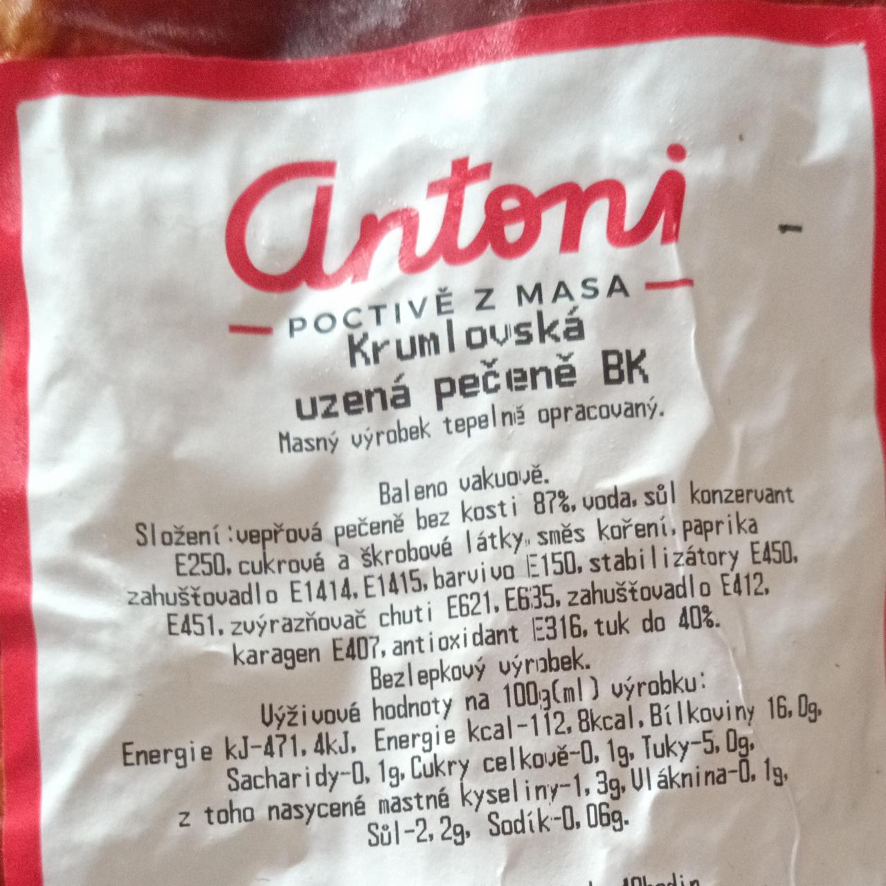 Fotografie - Krumlovská uzená pečeně BK Antoni