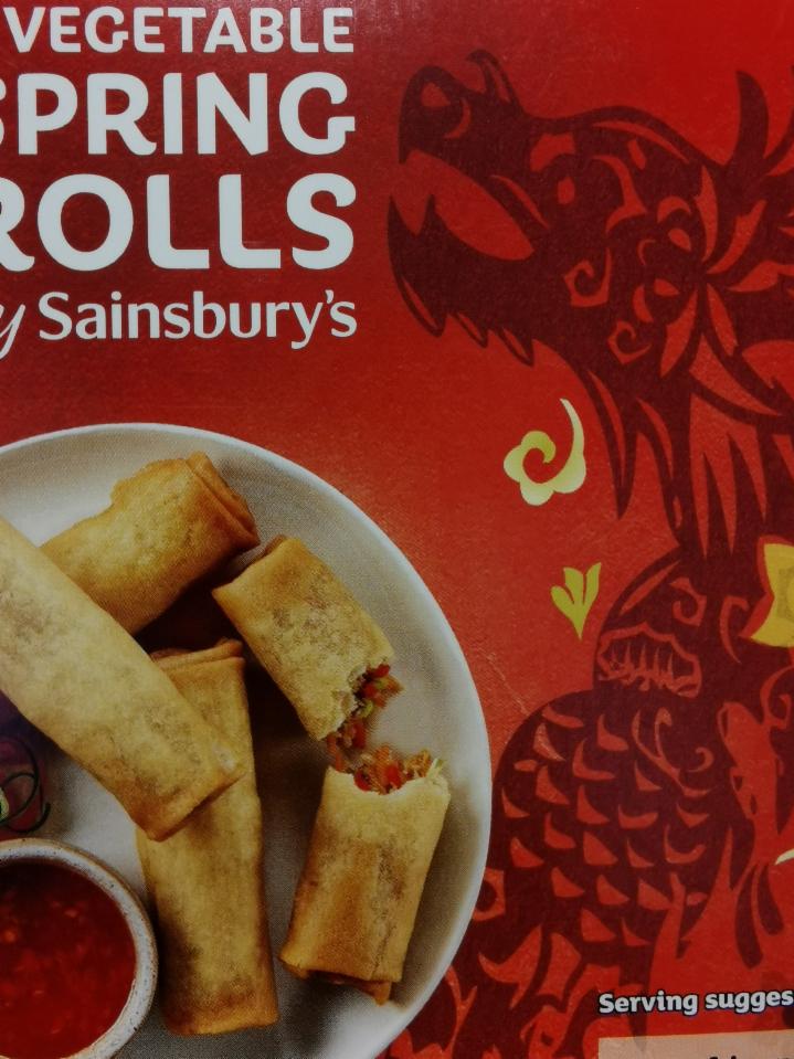 Fotografie - 4 Vegetable Spring Rolls by Sainsbury's