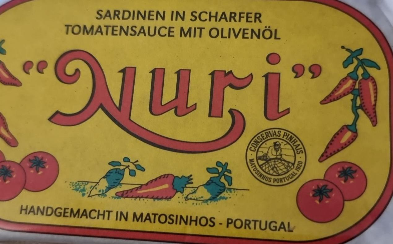 Fotografie - Sardinen in scharfer tomatensauce mit olivenöl Nuri