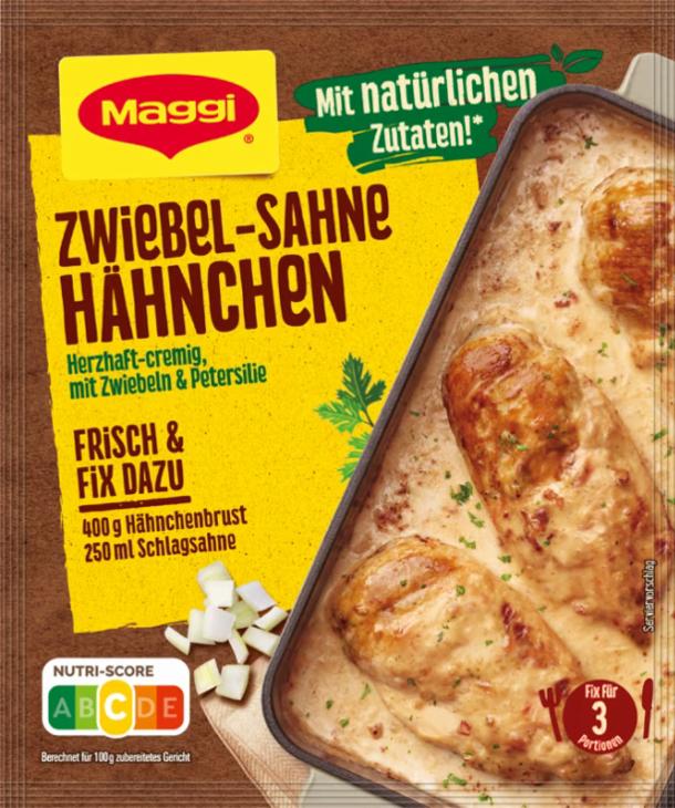 Fotografie - Zwiebel-Sahne Hähnchen Maggi