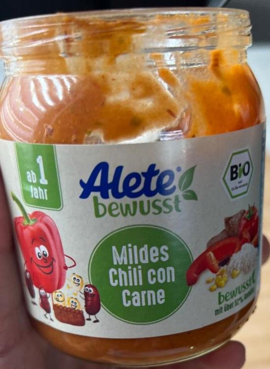 Fotografie - Bio Mildes Chili con Carne Alete