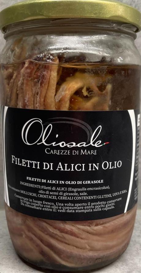 Fotografie - Filetti di alici in olio Oliosale