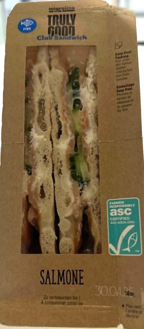 Fotografie - Club sandwich salmone Truly Good