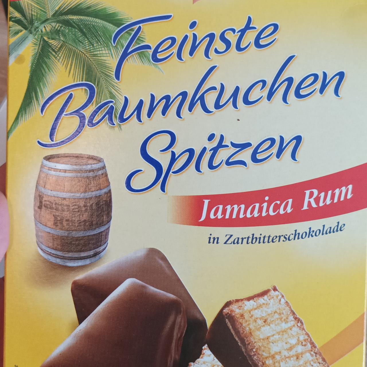 Fotografie - Baumkuchen-Spitzen Jamaika Rum in Zartbitterschokolade Kuchenmeister