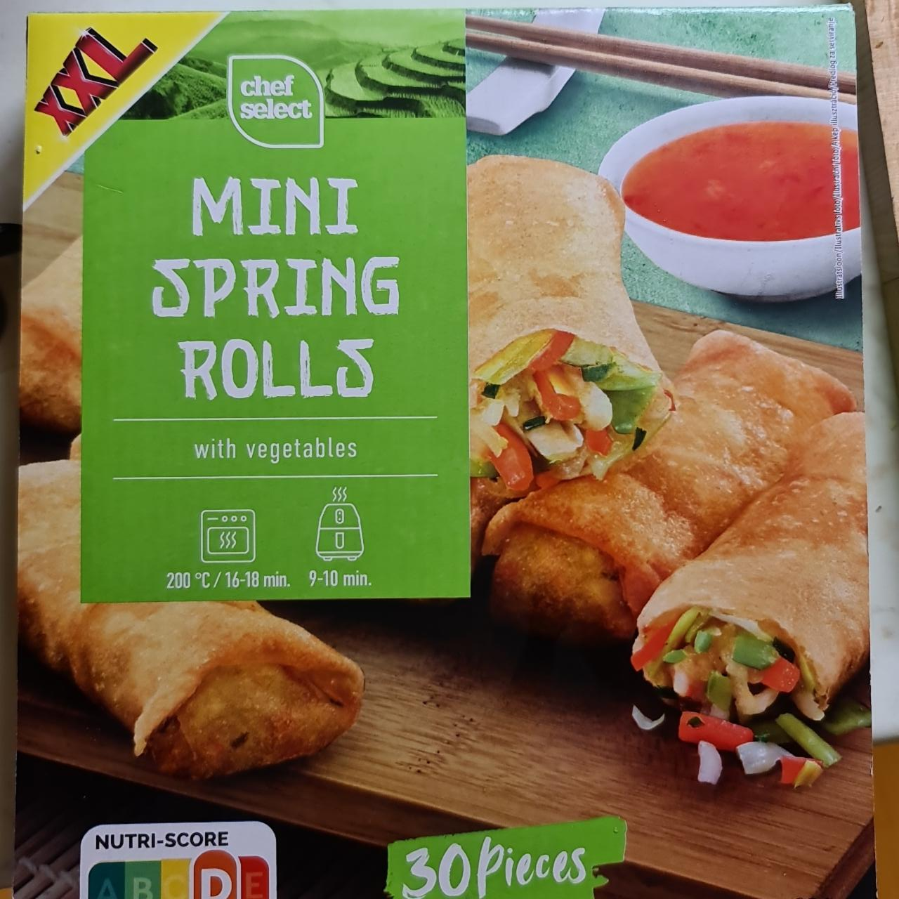 Fotografie - Mini spring rolls with vegetables Chef Select