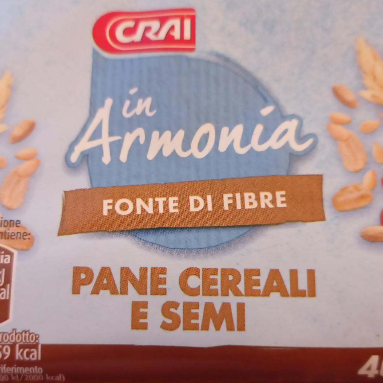Fotografie - in Armonia Fonte di fibre Pane cereali e semi Crai