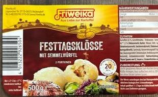 Fotografie - Festtagsklösse mit semmelwurfel Friweika