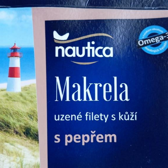 Fotografie - Makrela uzené filety s kůží s pepřem Nautica