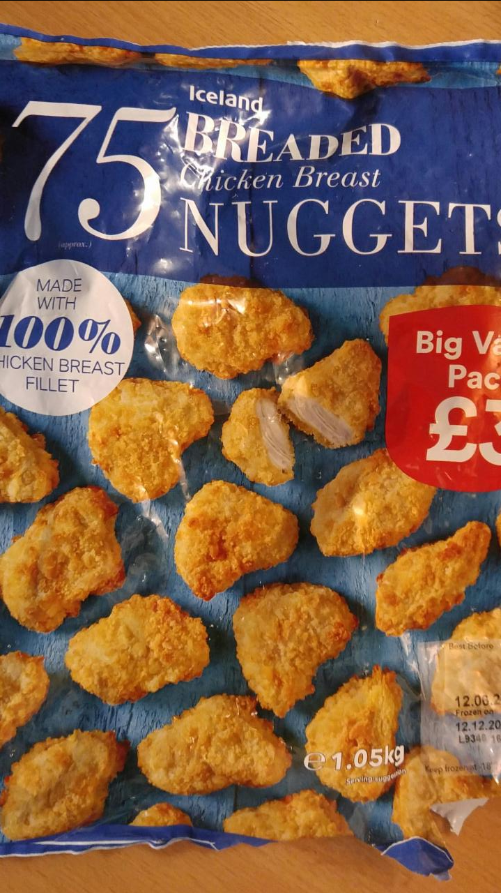 Fotografie - Breaded chicken nuggets Iceland