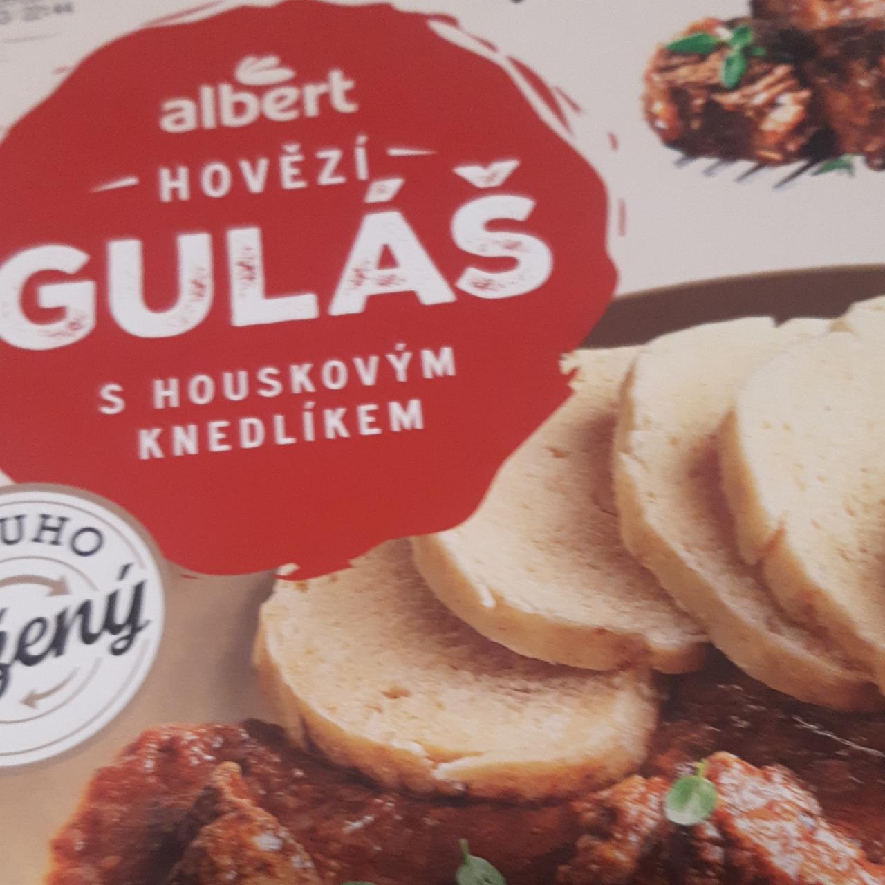 Fotografie - Hovězí guláš s houskovým knedlíkem Albert